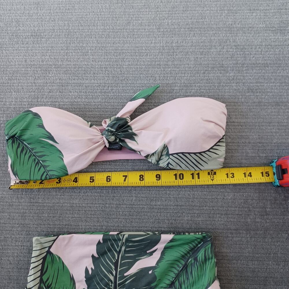 Beach Riot revolve pink palm print High-Waist Bikini - Picture 7 of 10